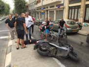   بالصور: إصابة طفيفة لشاب بحادث طرق بمدينة يافا 